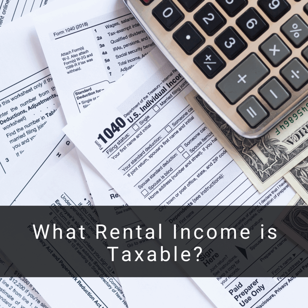 Rental income taxable