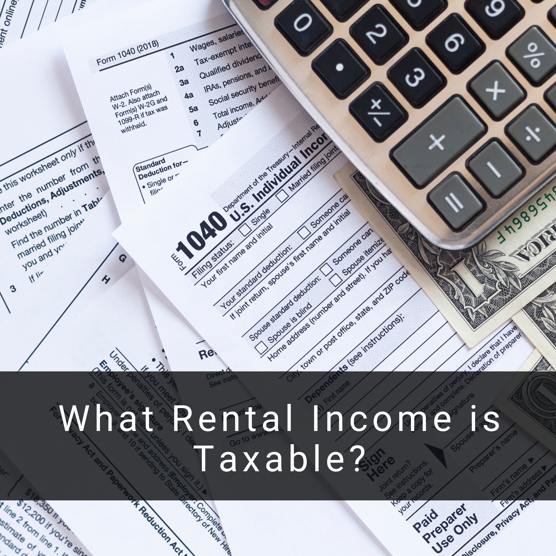Rental income taxable