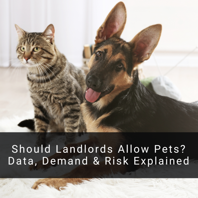 Should Landlords Allow Pets? Data, Demand & Risk Explained